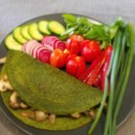 Read more about the article Omletă cu spanac umplută cu ciuperci